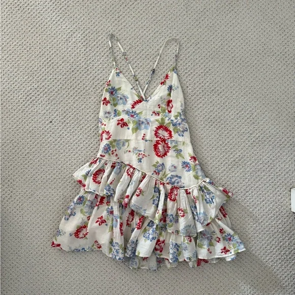 Marion dress in cherry skies - Picture 3 of 11